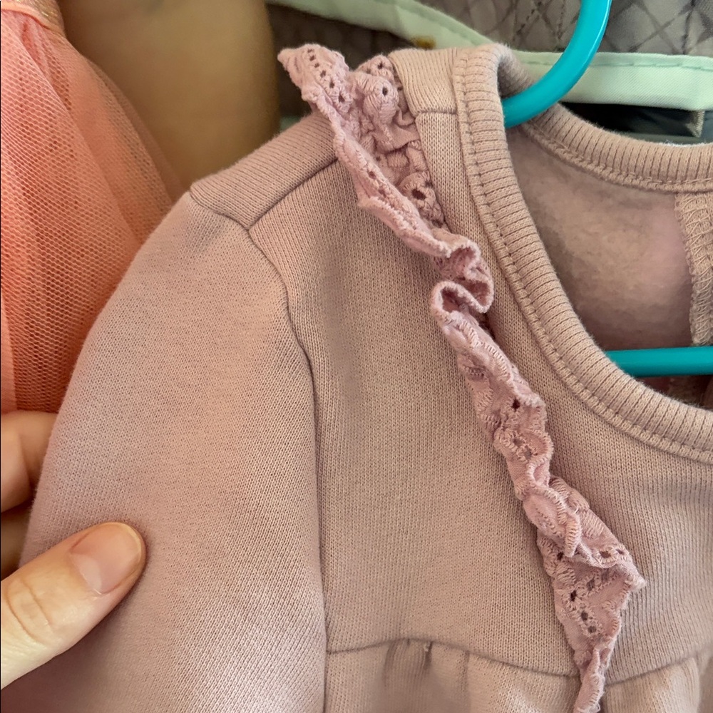 Carter's Soft Pink Ruffle Dress - Picture 3 of 4